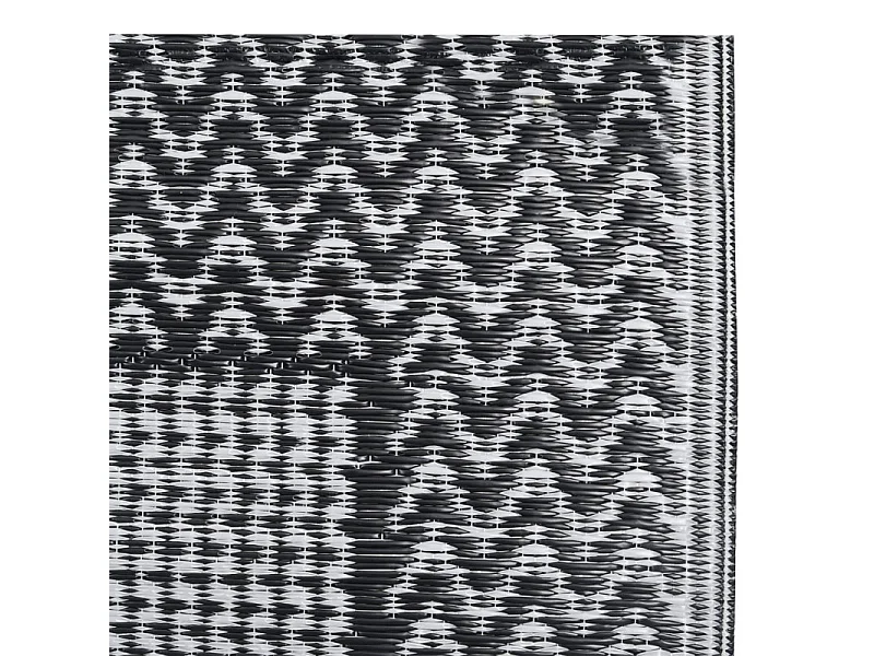 Tapete de Exterior Cinzento 80x150 cm em Polipropileno