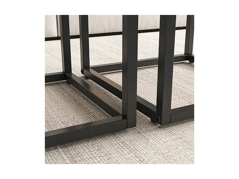 ARMOIRE À CHAUSSURES BLANCHE AVEC ASSISE ET RANGEMENT HALL D'ENTRÉE 6 ÉTAGÈRES OUVRANTES