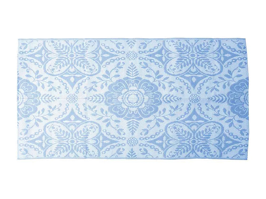 Tapete de Exterior ARAKIL 160x230 cm Azul-Bebé para Varanda e Jardim