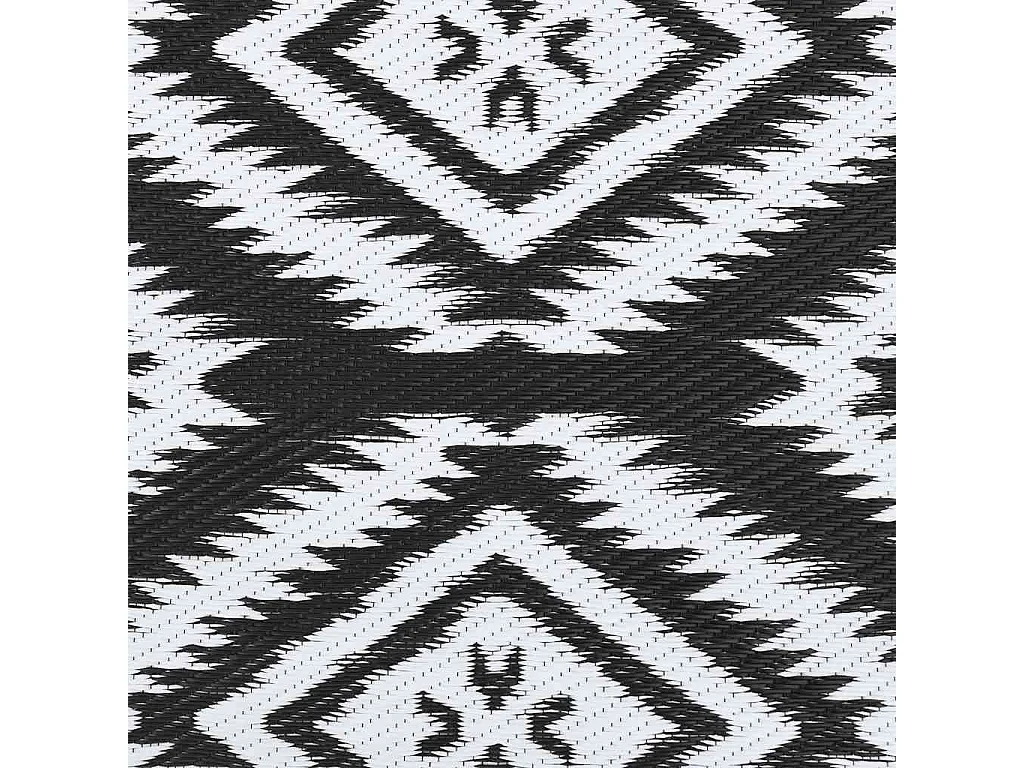 vidaXL Tapis d'extérieur Noir 160x230 cm PP