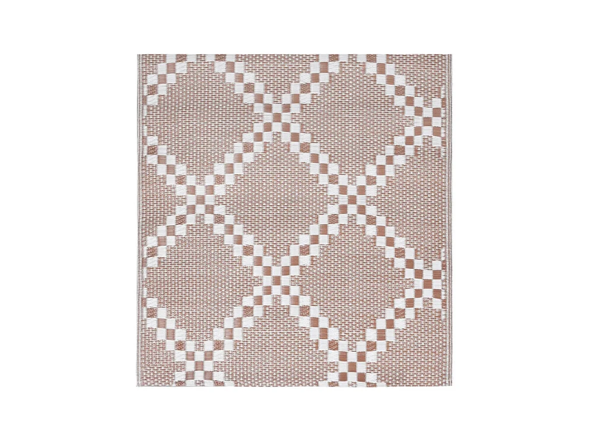 Tapis d extérieur ARAKIL marron 120x180 cm PP