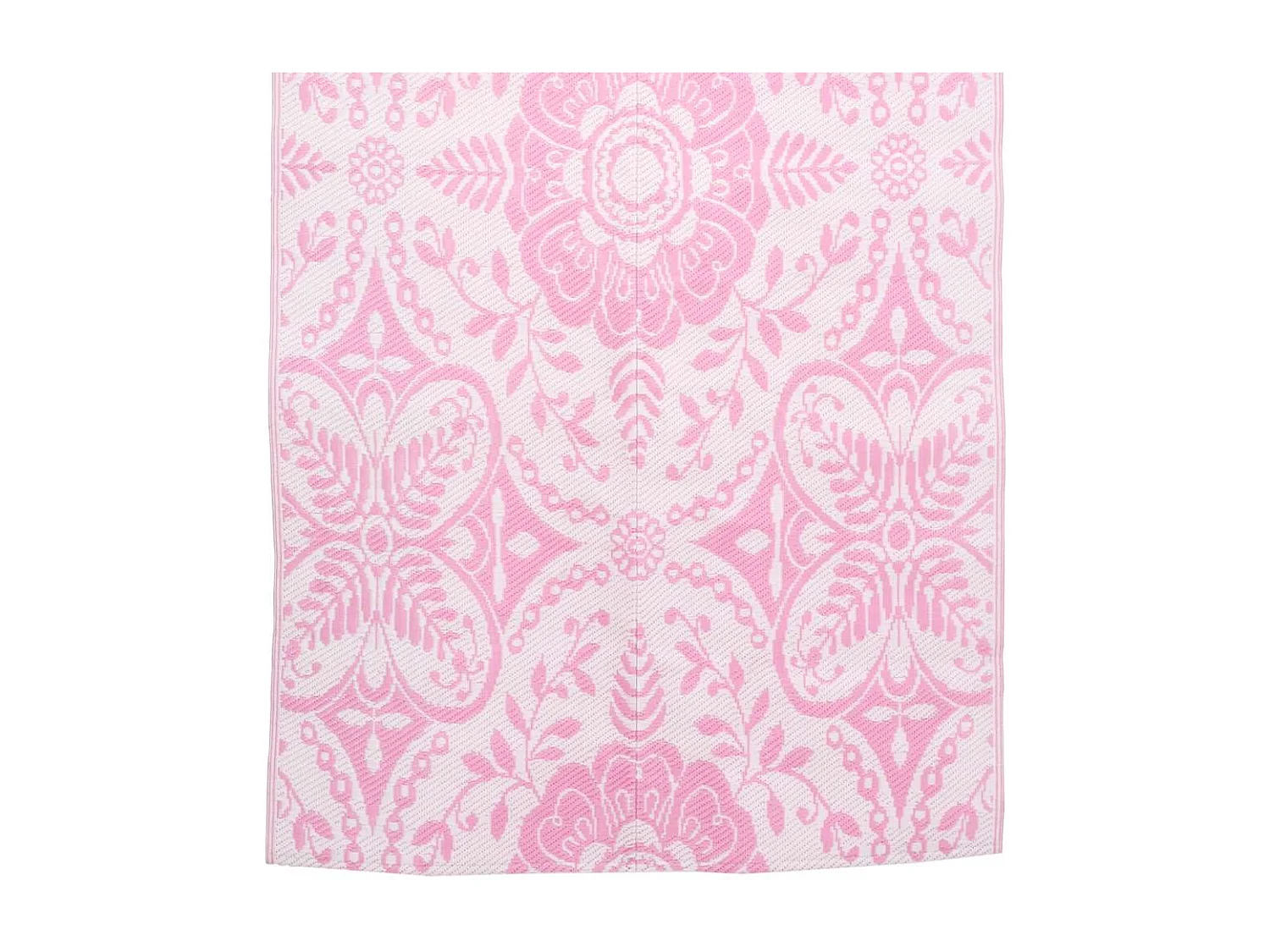 Tapete de Exterior Rosa ARAKIL 120x180 cm para Varanda e Jardim