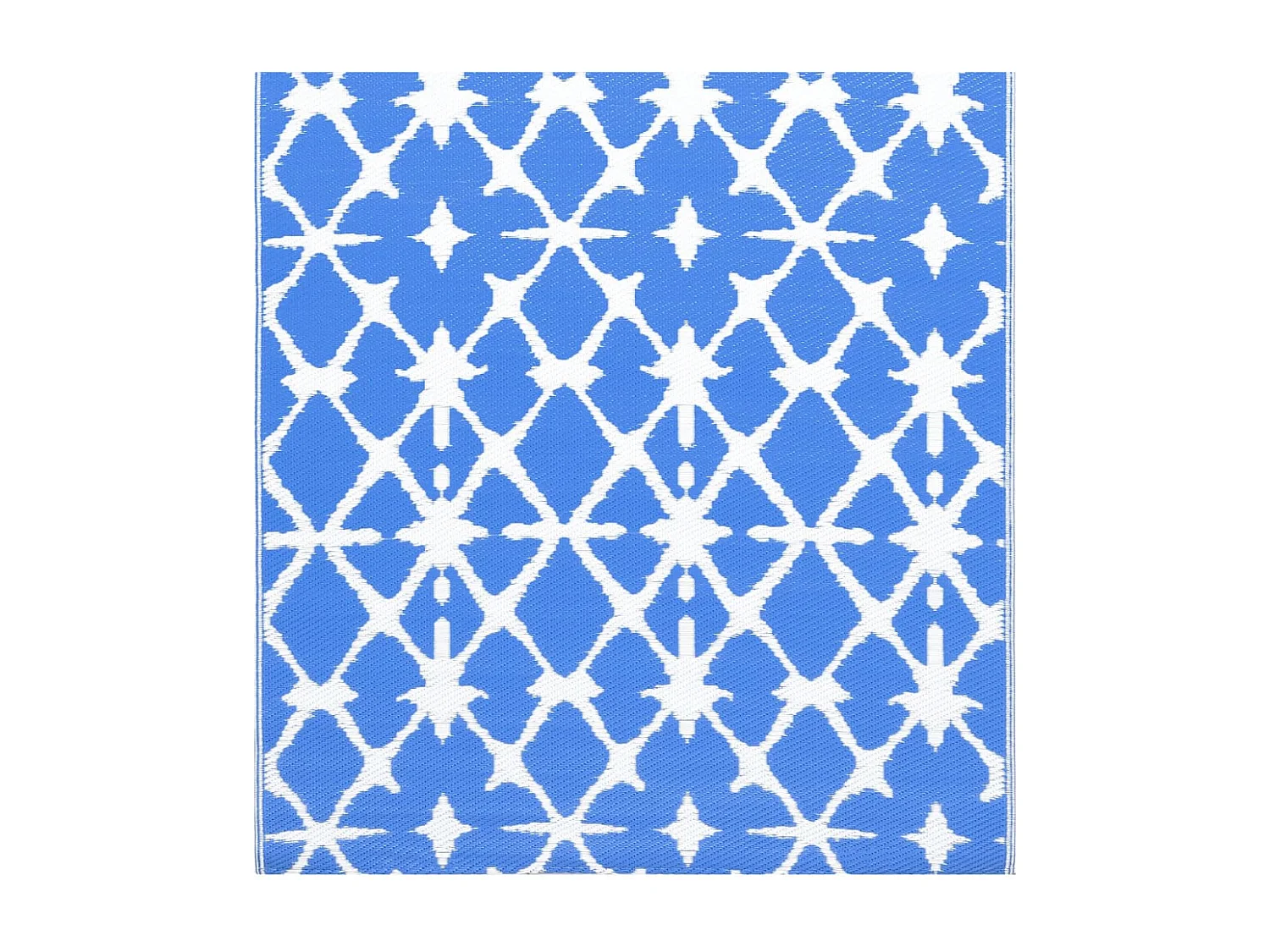 vidaXL Tapis d'extérieur Bleu et blanc 160x230 cm PP