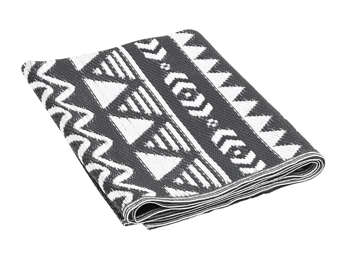 vidaXL Tapis d'extérieur Noir 190x290 cm PP