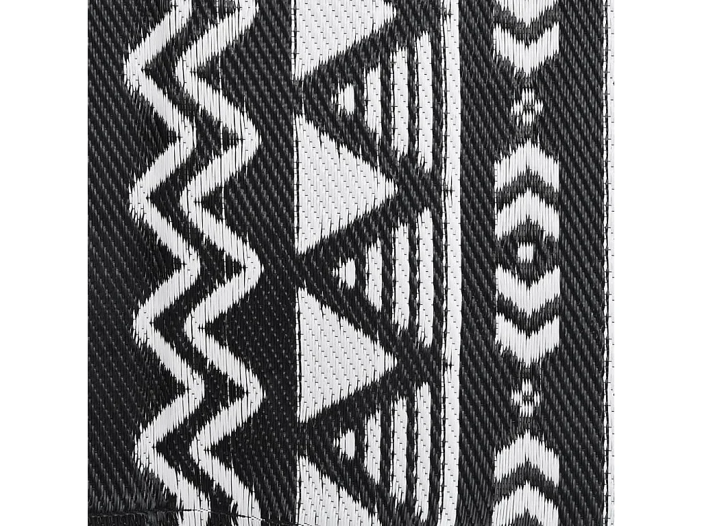 vidaXL Tapis d'extérieur Noir 190x290 cm PP