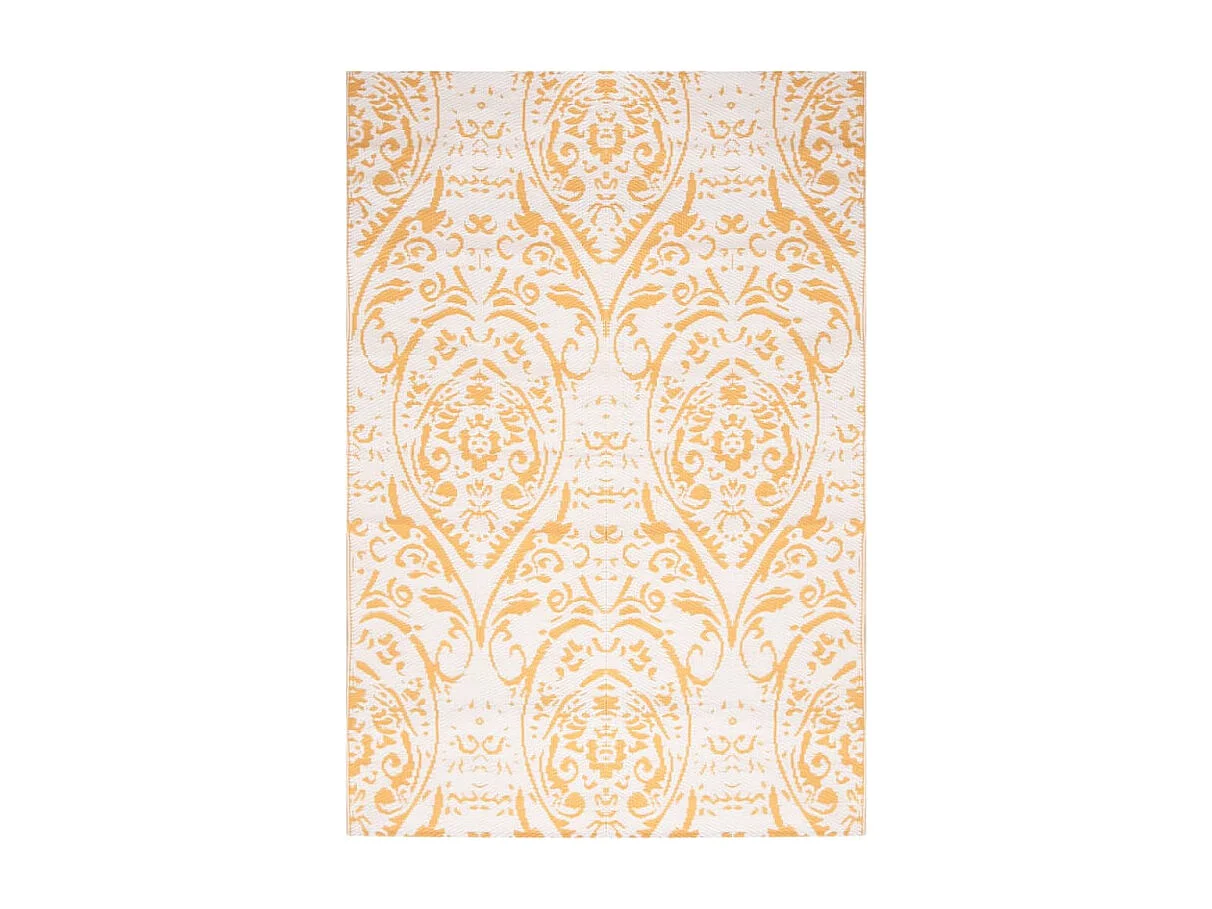 Tapis d extérieur Jaune 140x200 cm PP