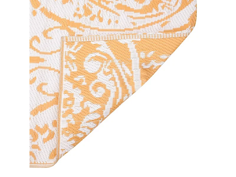 Tapis d extérieur Jaune 140x200 cm PP