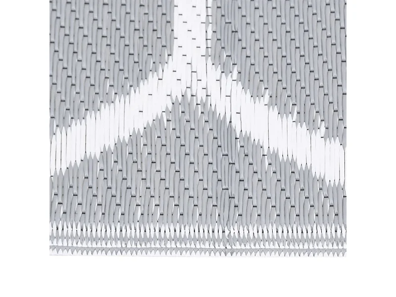 Tapis d extérieur Gris 80x250 cm PP