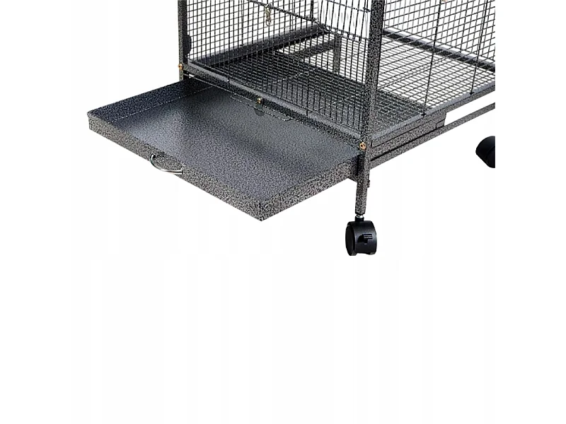 CAGE MÉTALLIQUE POUR OISEAUX EXOTIQUES VOLIÈRE POUR PERROQUETS CANARI
