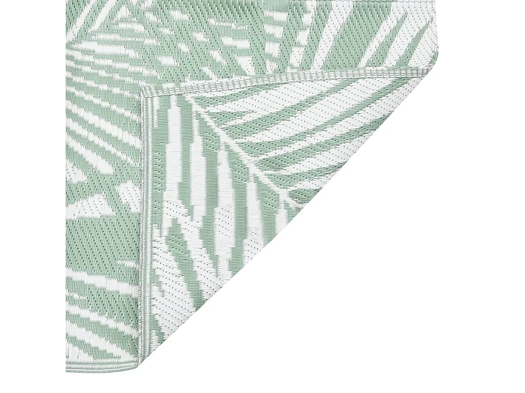 Tapete de Exterior ARAKIL 160x230 cm Verde para Varanda e Jardim