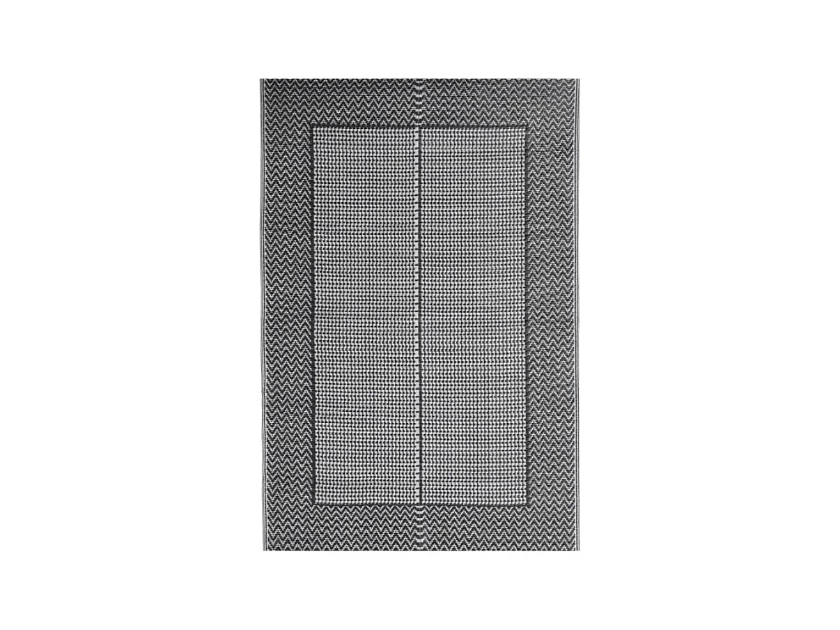 Tapis d extérieur Noir 140x200 cm PP