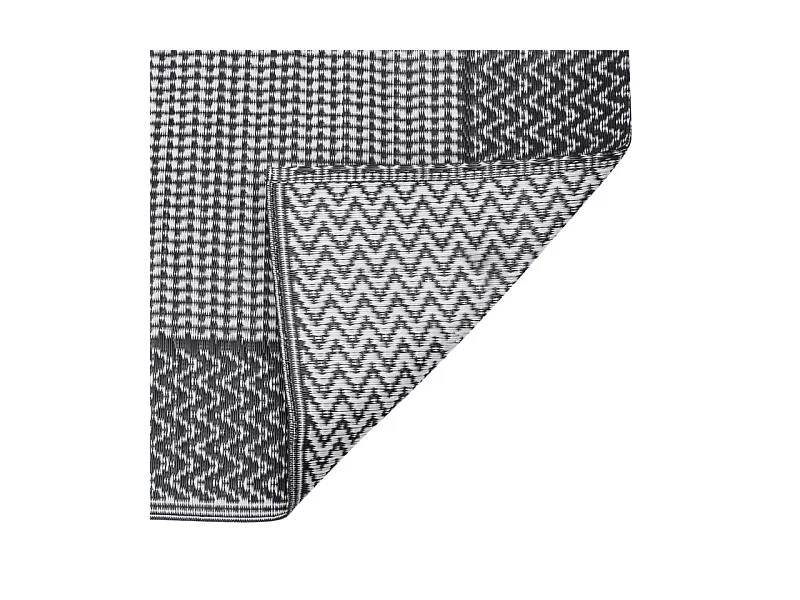 Tapis d extérieur Noir 140x200 cm PP