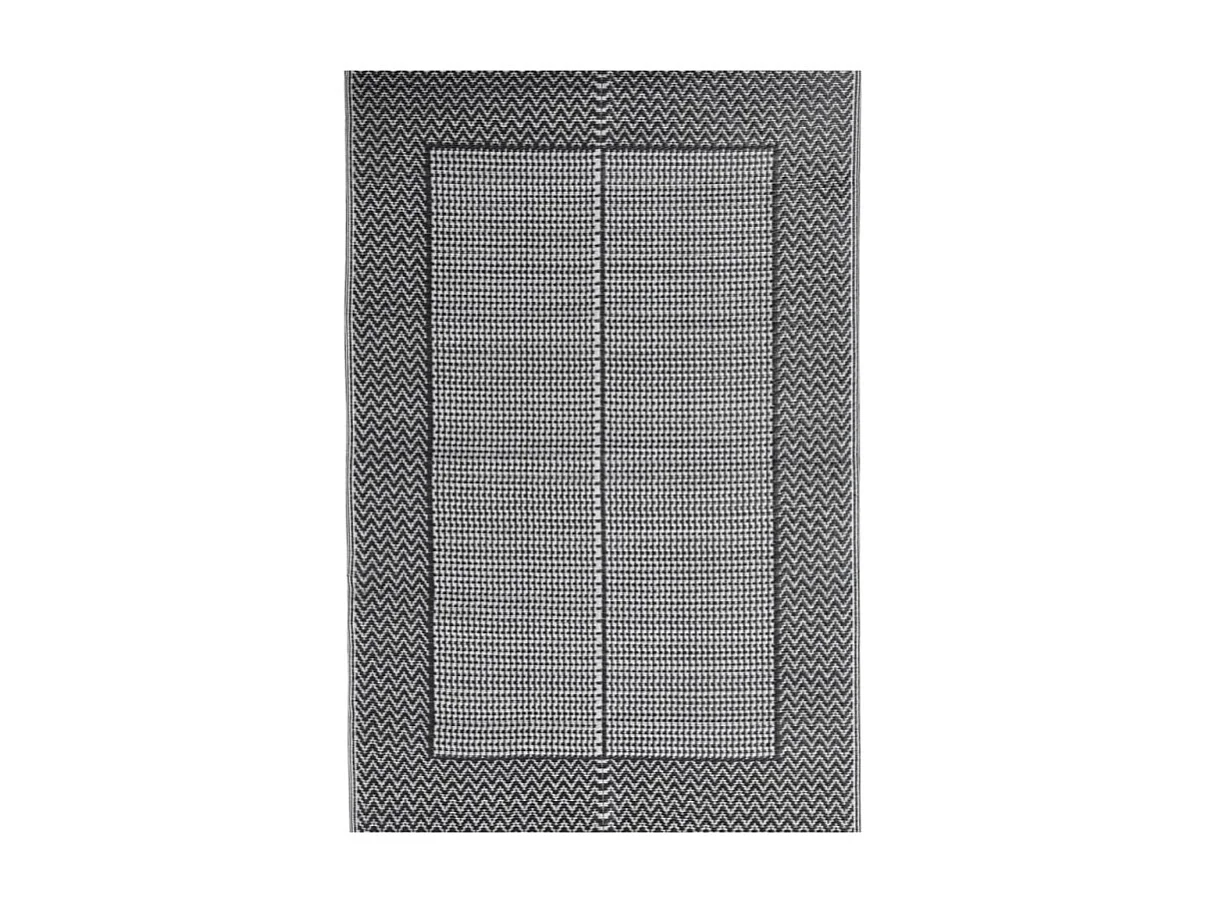 Tapis d extérieur Noir 140x200 cm PP