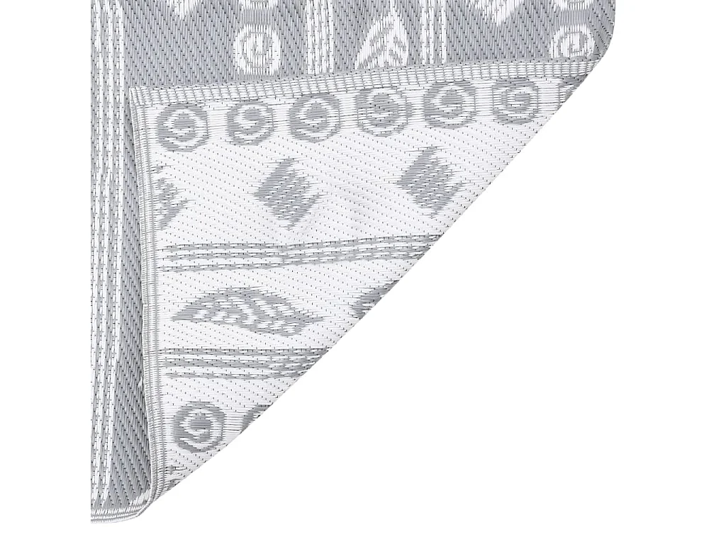 vidaXL Tapis d'extérieur Gris 160x230 cm PP