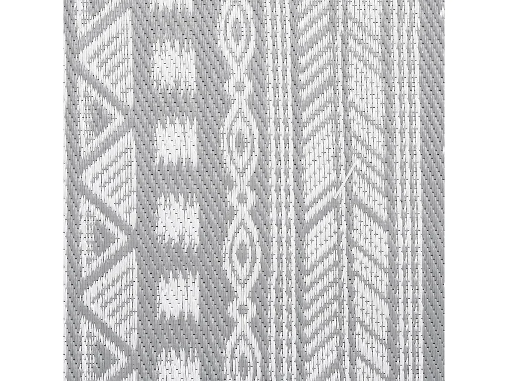 vidaXL Tapis d'extérieur Gris 140x200 cm PP