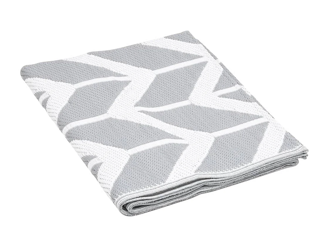 vidaXL Tapis d'extérieur Gris 190x290 cm PP