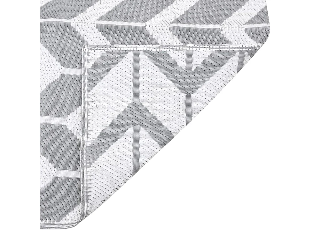 vidaXL Tapis d'extérieur Gris 190x290 cm PP