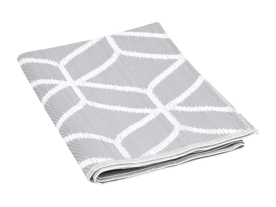 vidaXL Tapis d'extérieur Gris 140x200 cm PP