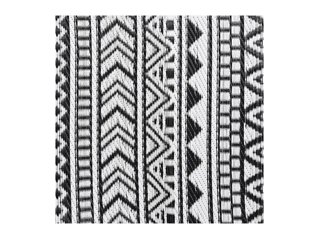 vidaXL Tapis d'extérieur Noir 80x150 cm PP