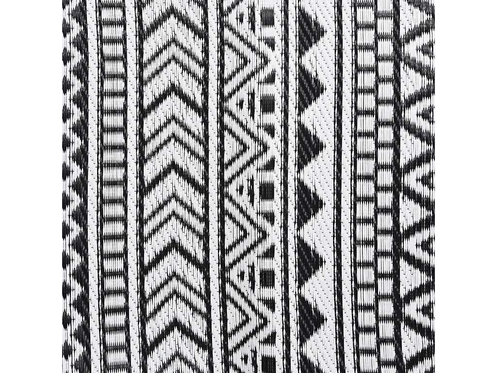 Tapete de Exterior ARAKIL 80x150 cm Preto para Ambientes Aconchegantes