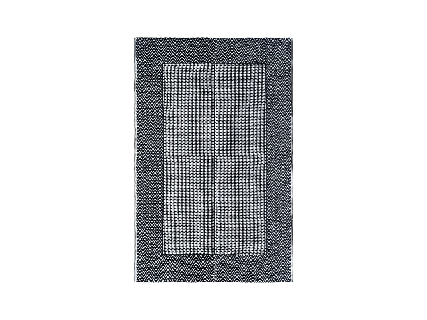 Outdoor-Teppich Grau 120x180 cm PP