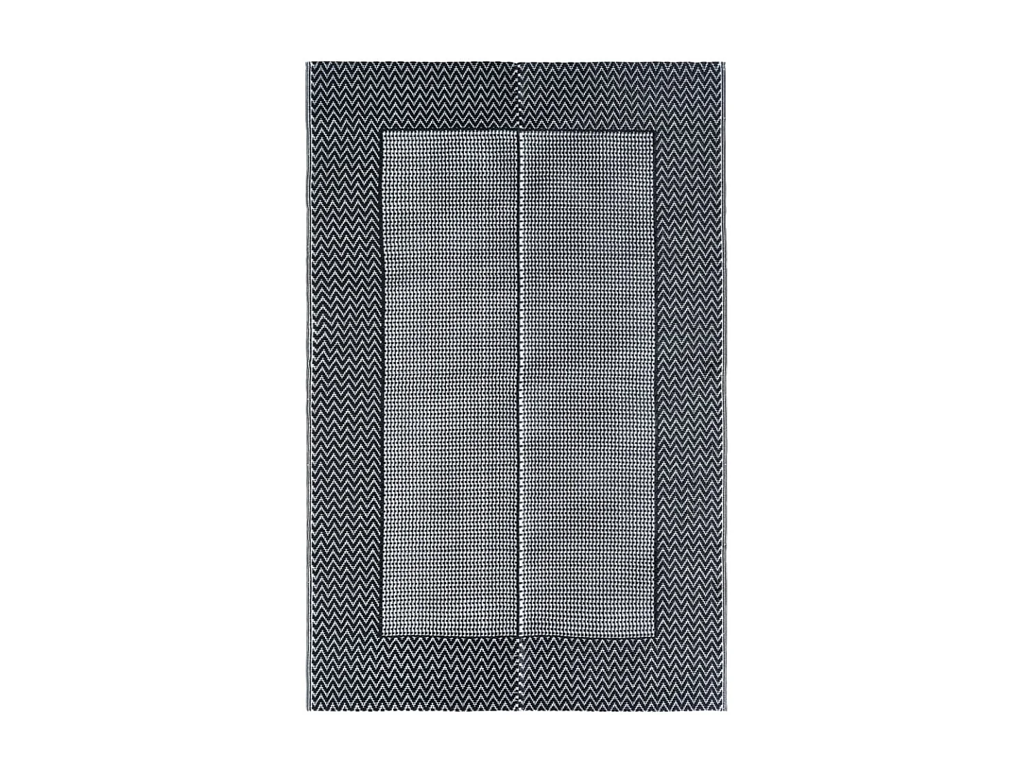 Tapete de Exterior ARAKIL 120x180 cm em Cinzento Moderno