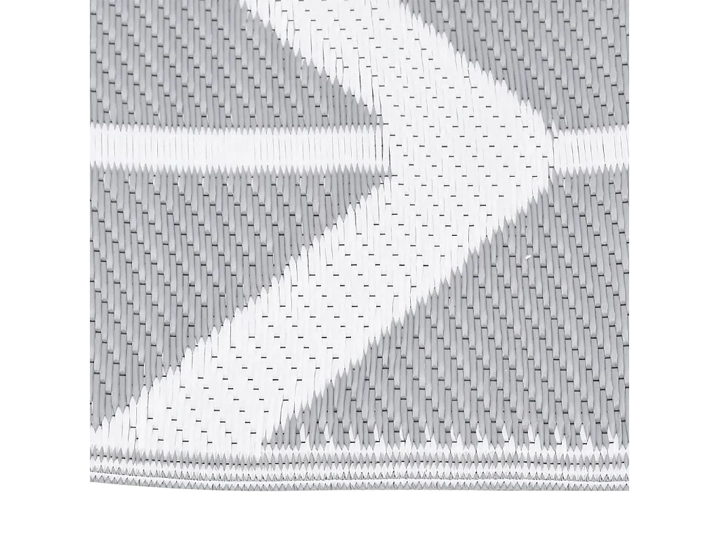 vidaXL Tapis d'extérieur Gris 120x180 cm PP