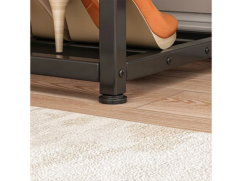 ARMOIRE À CHAUSSURES AVEC ASSISE GRANDE ÉTAGÈRE INDUSTRIELLE LOFT BOIS RÉTRO 62 CM