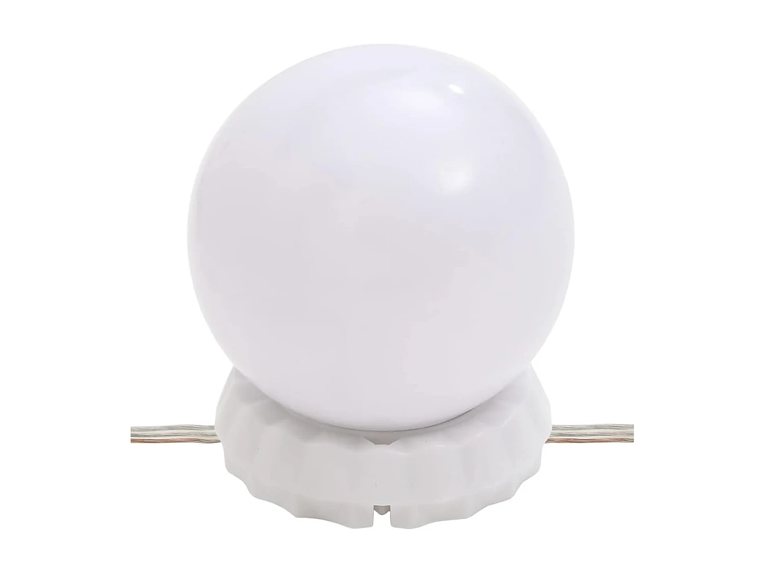 Espelho de Parede Retangular com Luzes LED e Design Moderno 50x60 cm