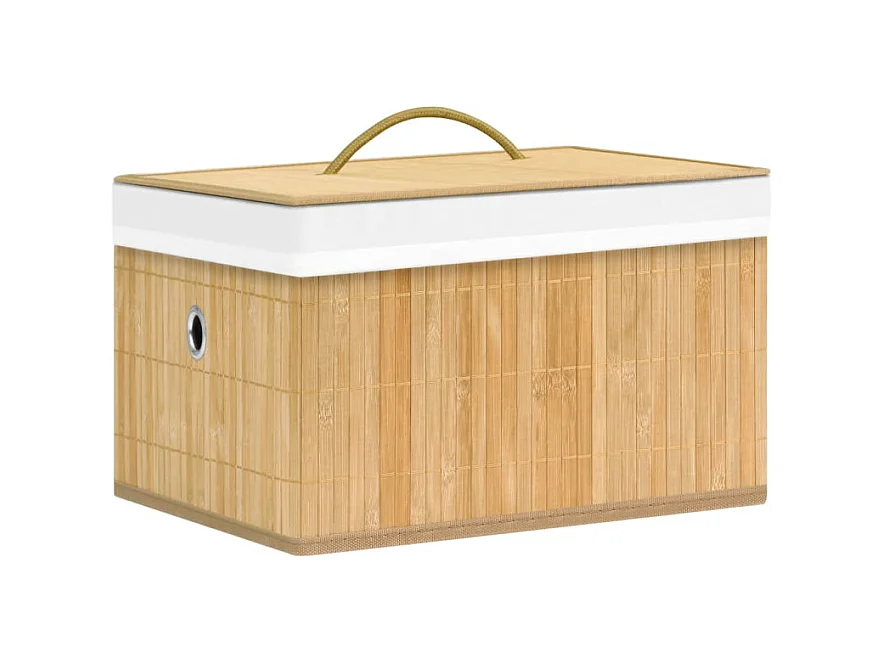 Bambus-Aufbewahrungsboxen 4 Stk.