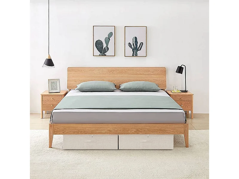 Aufbewahrungsboxen 2 Stk. Stoff 70x40x18 cm Creme