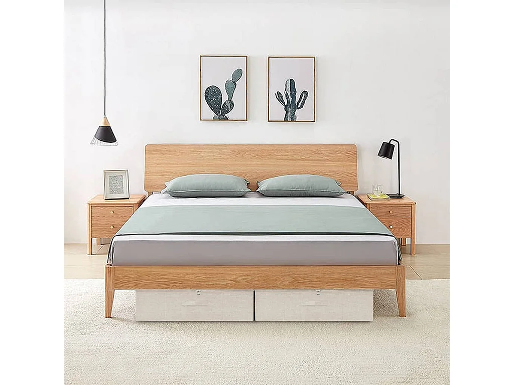 Aufbewahrungsboxen 2 Stk. Stoff 70x40x18 cm Creme