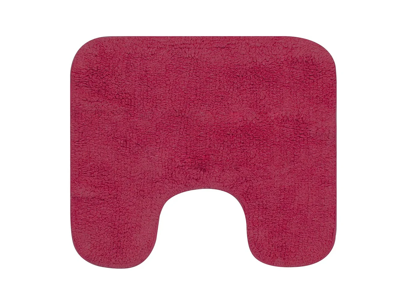 Badematten-Set 2-tlg. Stoff Fuchsia