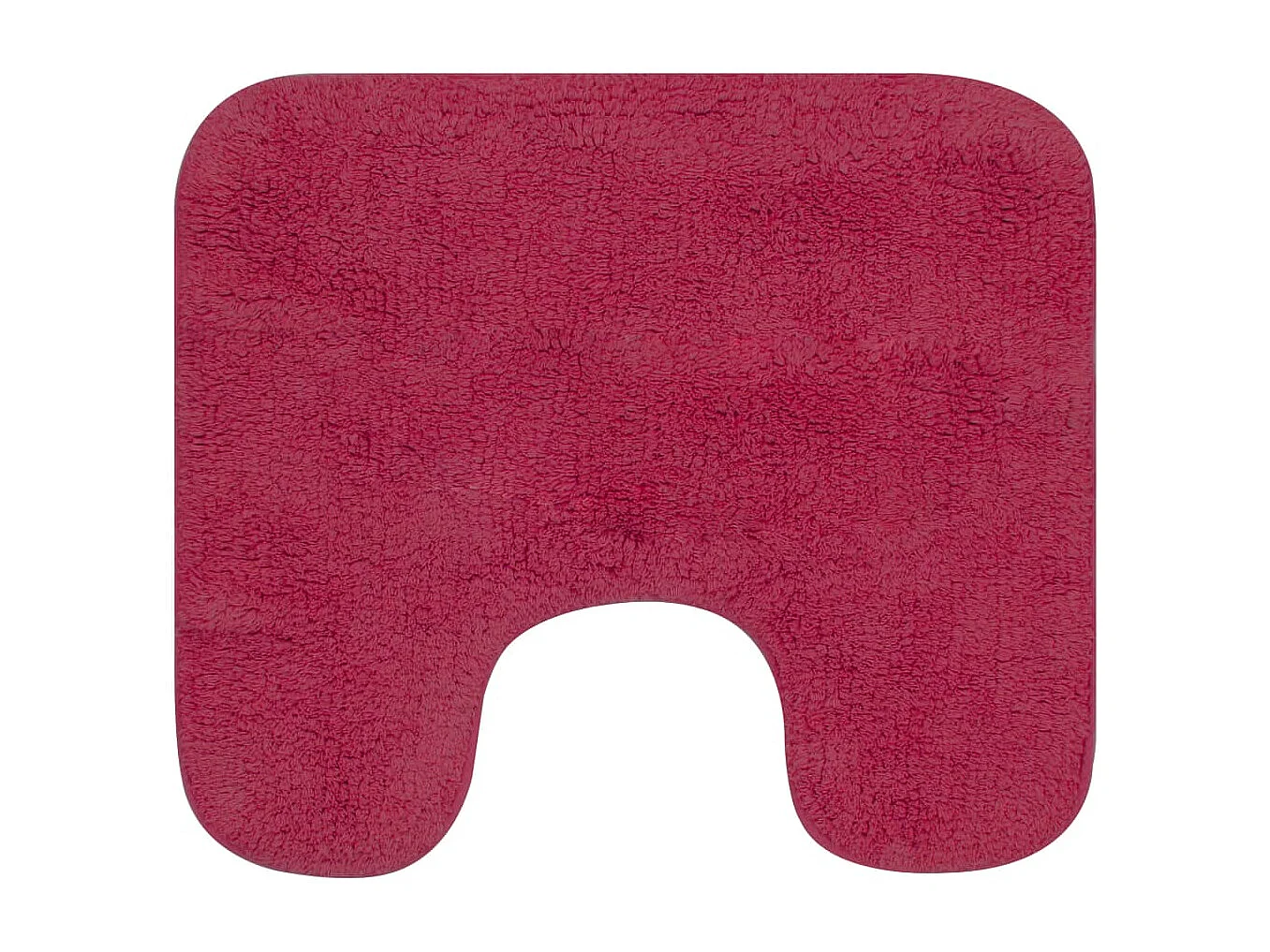 Badematten-Set 2-tlg. Stoff Fuchsia