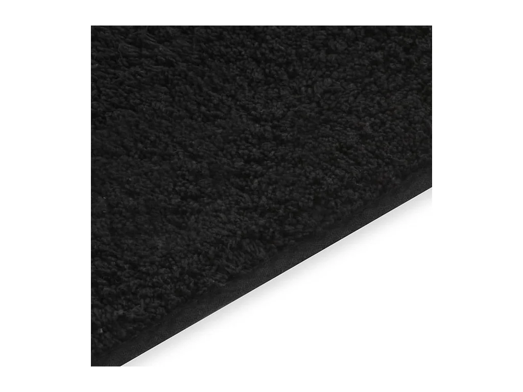 Conjunto de Tapetes de Banho em Algodão Antracite - 2 Peças Luxuosas