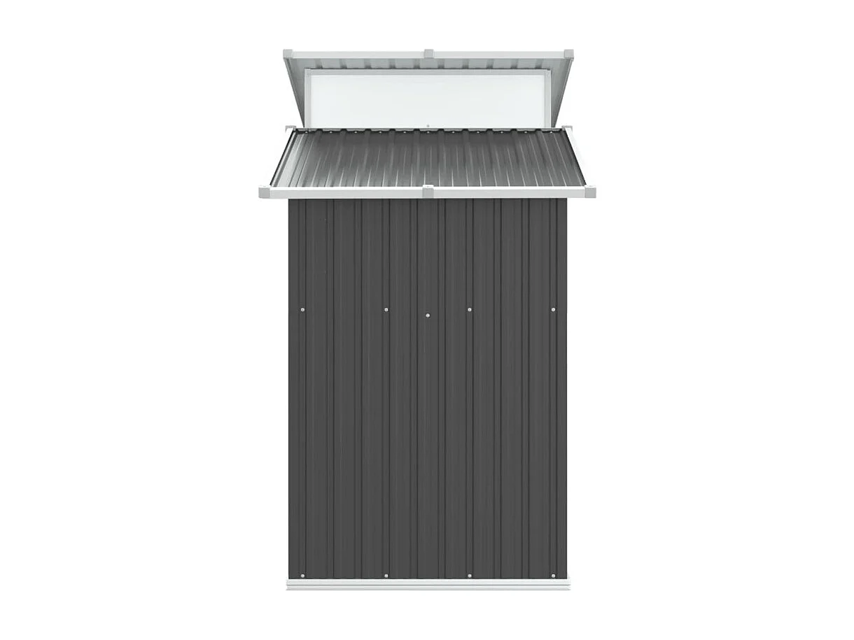 Geräteschuppen Anthrazit 270x130x208,5 cm Verzinkter Stahl