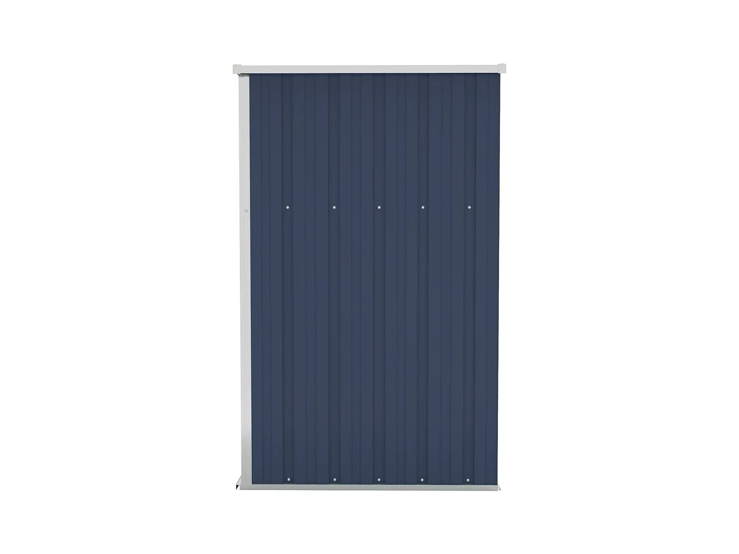 vidaXL Remise de jardin murale Anthracite 118x100x178 cm Acier