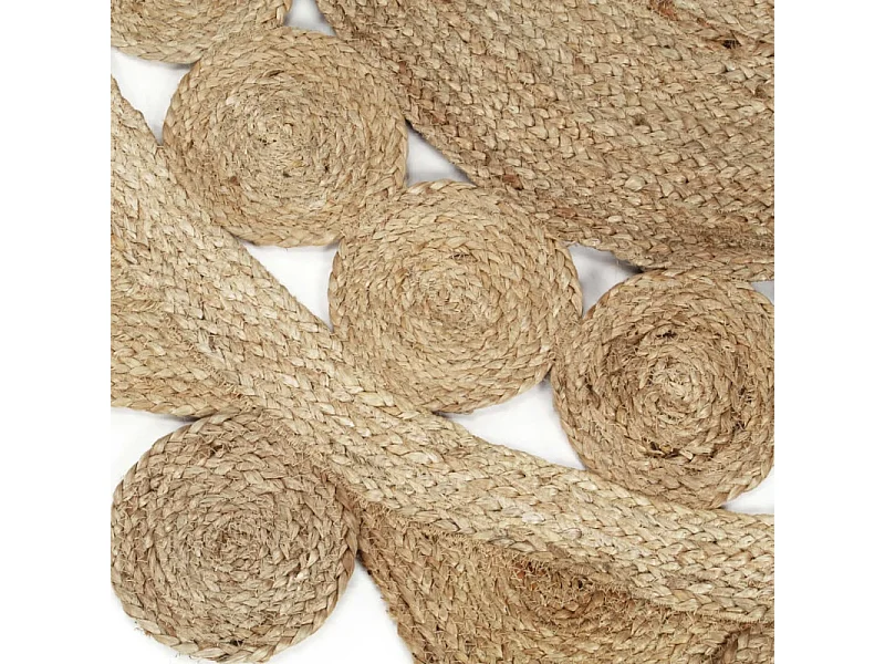 Tapis fait à la main Jute tressée 150 cm