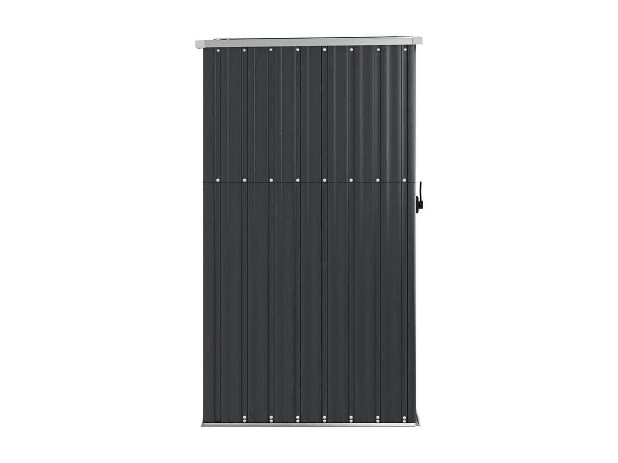 Abri à outils de jardin anthracite 88x89x161 cm acier galvanisé
