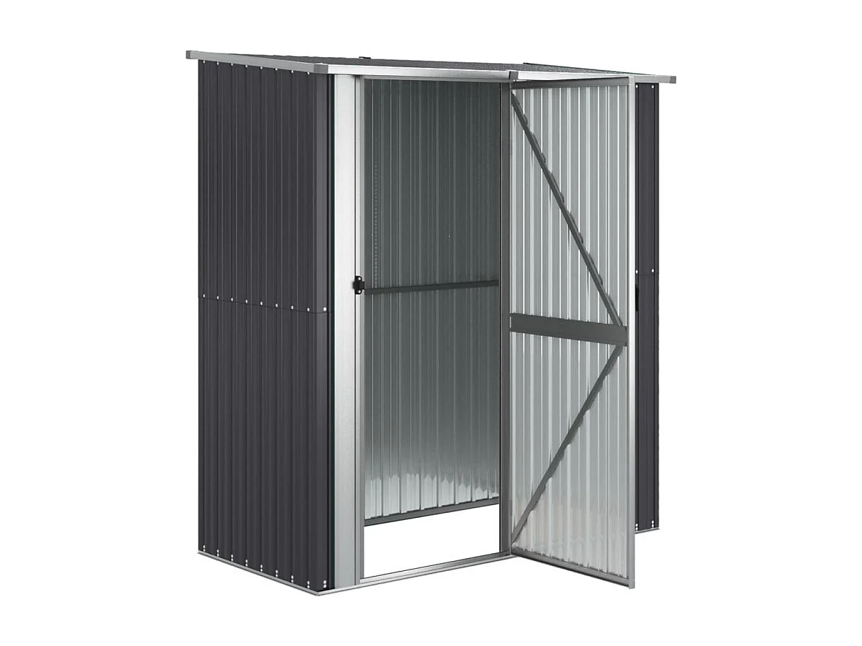 Abri de jardin Anthracite 180,5x97x209,5 cm Acier galvanisé