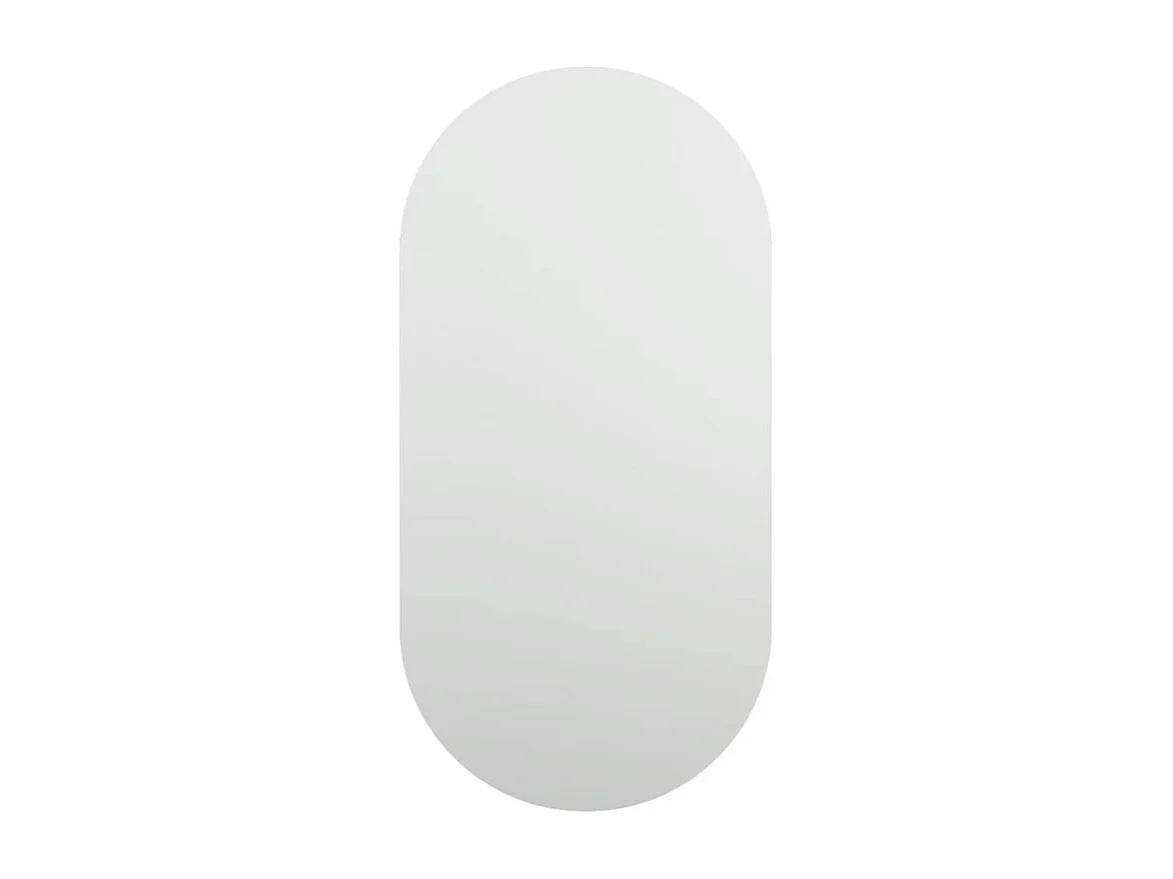 Espelho Oval com Iluminação LED 60x30 cm para Banheiro e Maquiagem