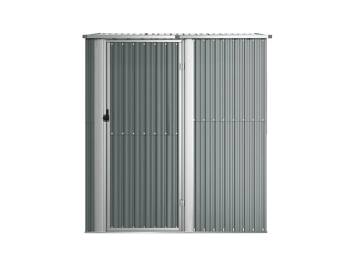 Abri de jardin Gris 180,5x97x209,5 cm Acier galvanisé
