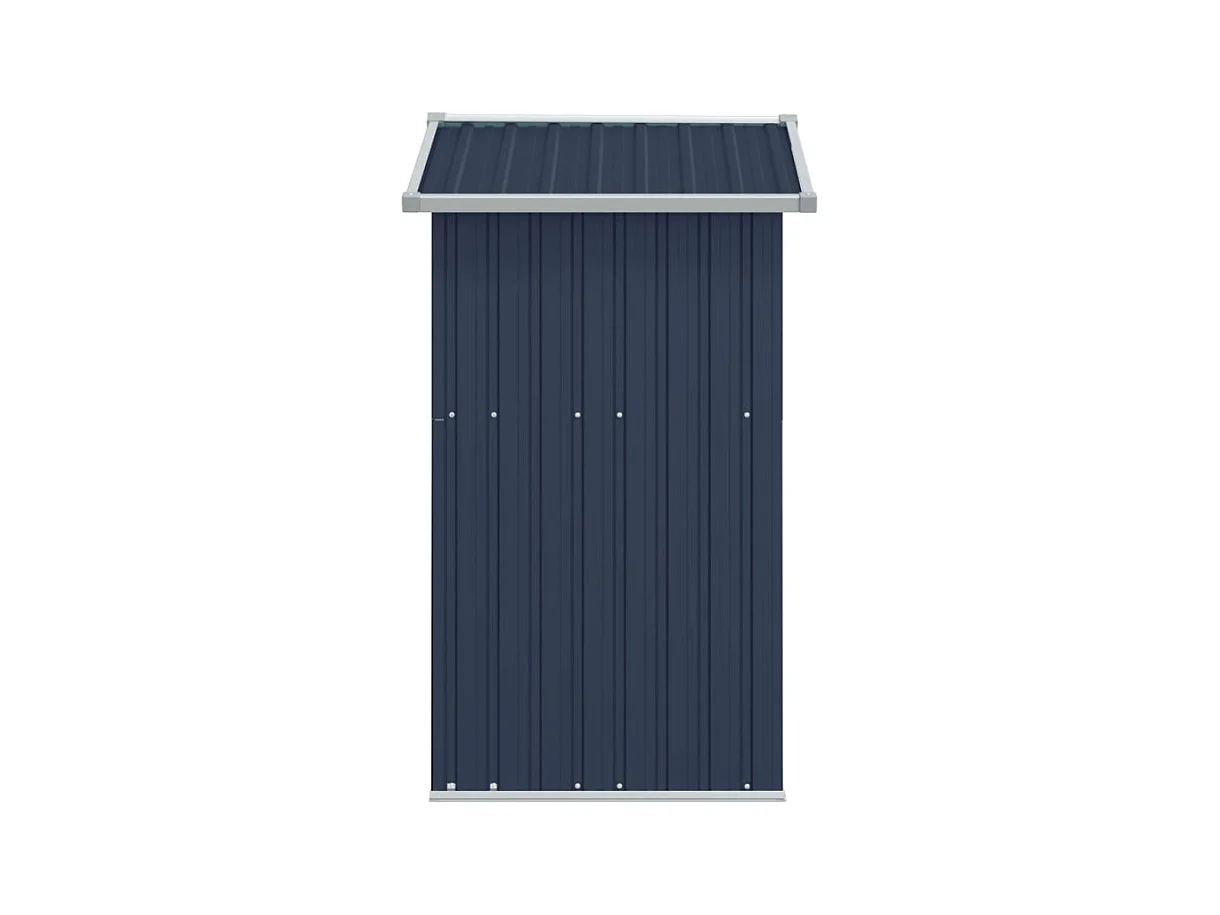 Abri de jardin Anthracite 126x97,5x177 cm Acier galvanisé