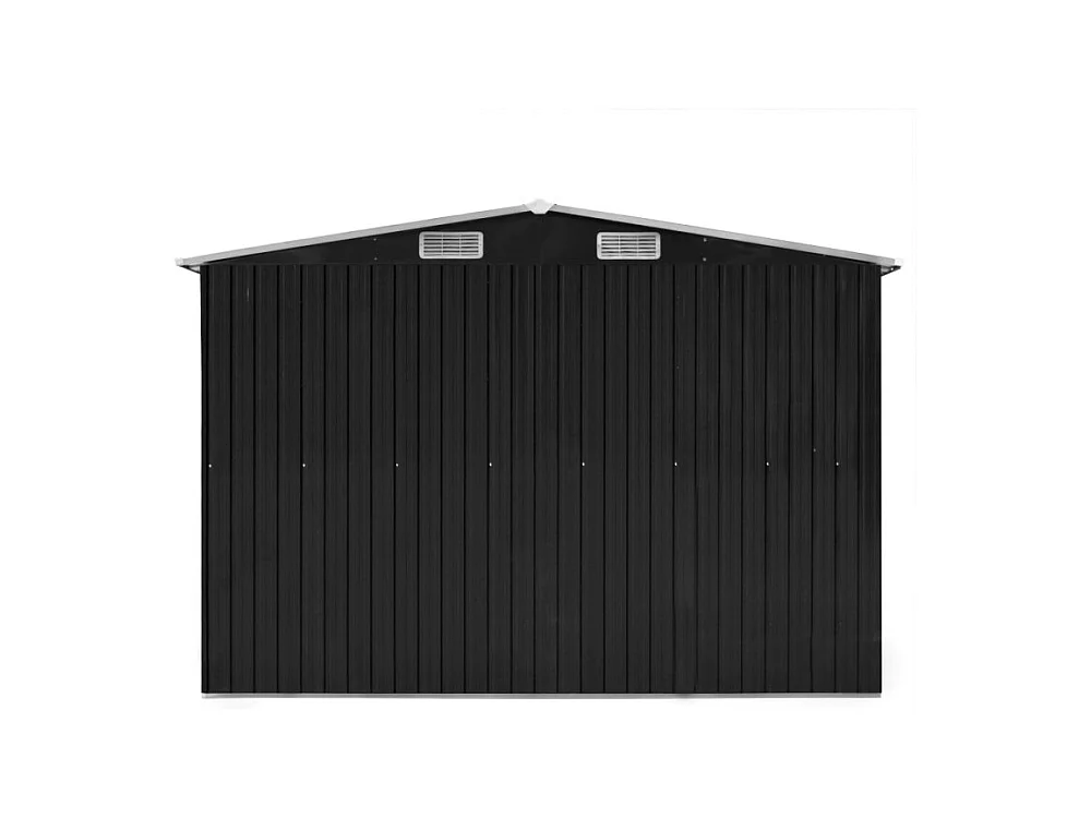 Abri de jardin 257x489x181 cm Métal Anthracite