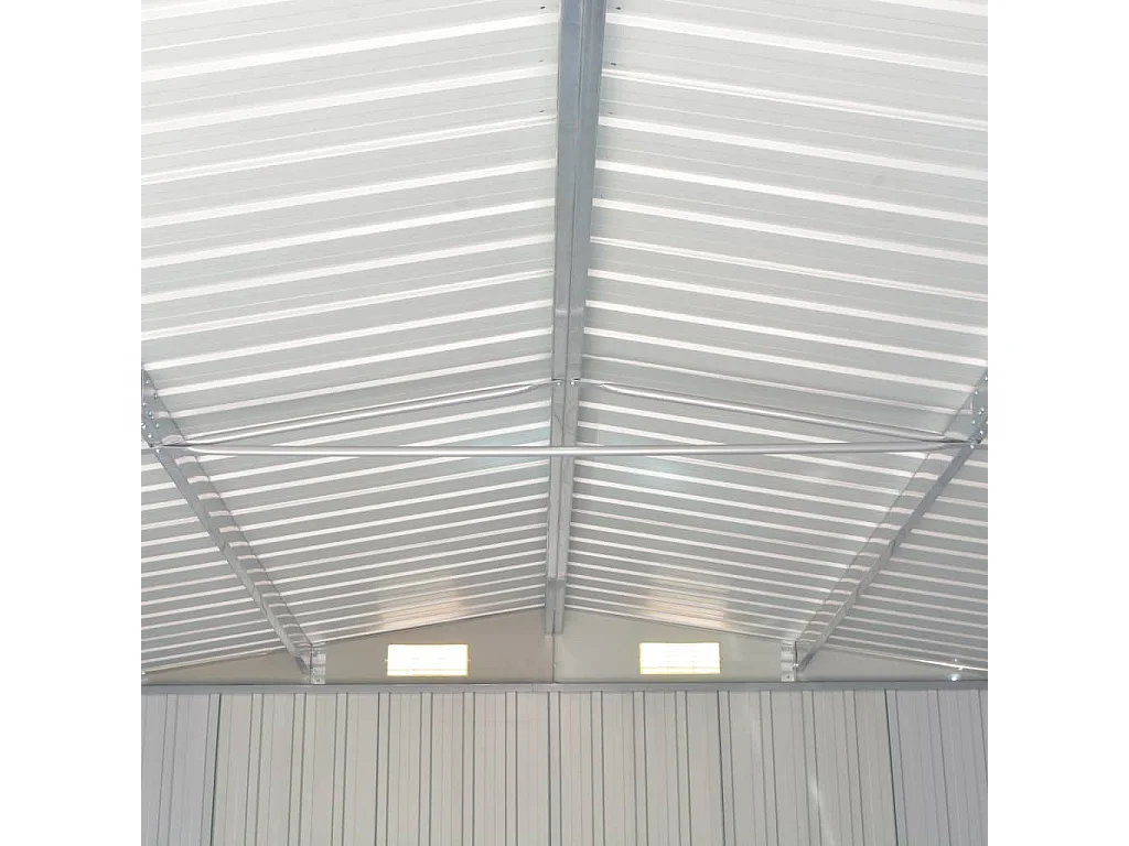 Abri de jardin 257x489x181 cm Métal Anthracite