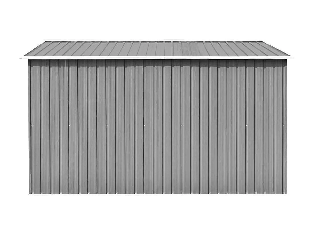 Gartenhaus 257x298x178 cm Metall Grau