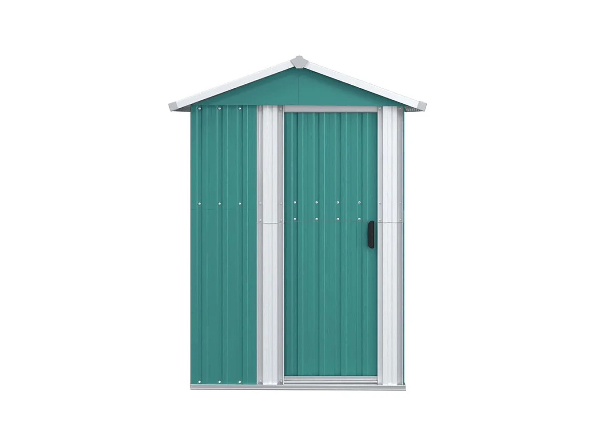Abri de jardin Vert 126x97,5x177 cm Acier galvanisé