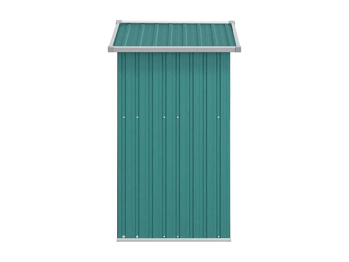 Abri de jardin Vert 126x97,5x177 cm Acier galvanisé