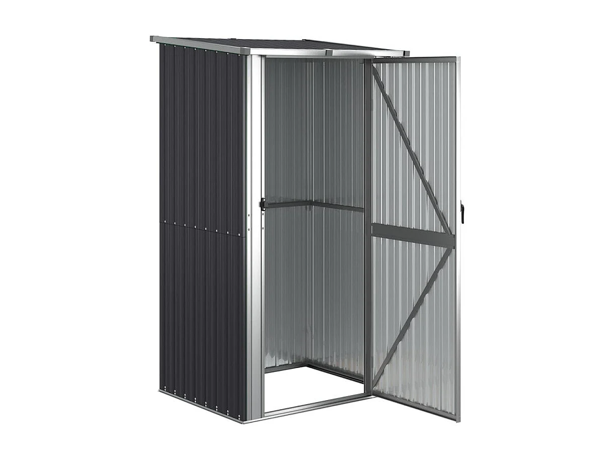 Abri de jardin Anthracite 118,5x97x209,5 cm Acier galvanisé