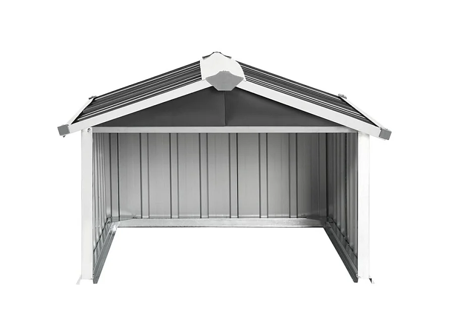 Rasenmäher Garage 92x97x63 cm Verzinkter Stahl Anthrazit